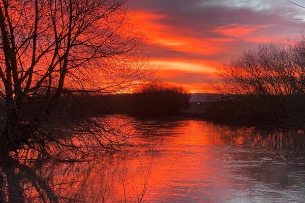 Sunrise over the river at Old Malton  Picture: Rob Coy