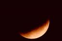 LUNAR SHOW: The Press Camera Club member Janet Danks took this picture of the partial lunar eclipse on Tuesday night