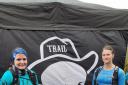 Pickering Running Club’s Jenny Storrie and Debbie Rycroft at the Trail Outlaws Wooler half-marathon