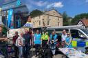 Councillor George Jabbour joined the Police and the Council‘s Community Team during their regular community engagement activities in Helmsley this year and insert the town's Co-op store