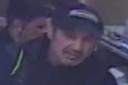 The CCTV image released by police officers