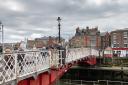 Whitby’s historic swing bridge which links the east and west sides of the town.