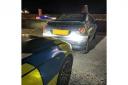 Police have seized a Peugeot after a roadside stop in Harrogate North Yorkshire
