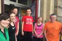 Some of the Make It York running group (from left): Steph Ward, Gabby Keepfer, Aimee Bennett, Sarah Olley, Debs Bell and Simon Middleton