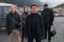 Mission: Impossible - Fallout starring Simon Pegg as Benji Dunn, Rebecca Ferguson as Ilsa Faust, Tom Cruise as Ethan Hunt and Ving Rhames as Luther StickellPicture: PA Photo/Paramount Pictures