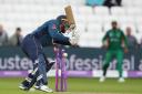 England's David Willey is bowled by Pakistan's Shaheen Afridi during the One Day International match at Emerald Headingley, Leeds   Picture: Mike Egerton/PA Wire
