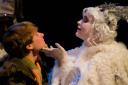 Katie Hayes as the Snow Queen and Graeme Dalling as Kai