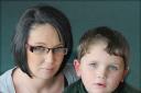 Jack Moore and mum Emma Cottle had to wait five hours at York Hospital as Malton Hospital Minor Injuries Unit was shut