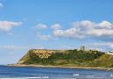Sunny skies above Scarborough Castle      Picture: Janet Wilkinson