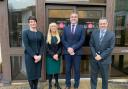From left, Sian Foster, Holly Stevens and Philip Taylor who have joined Ware & Kay’s board of director, with David Hyams, managing director.