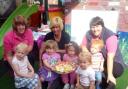 Children and staff from House Martin’s day nursery in Malton which raised £382.50 for the Pulse Appeal