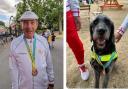 Chris Turnbull won bronze at the 2022 Commonwealth Games in Birmingham Pictured: Chris Turnbull and his guide dog, James