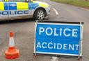Person trapped following two-vehicle crash near Foxholes