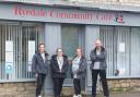 Ryedale Community Care, based in Pickering, has been rated ‘Good’ by the Care Quality Commission. Pictured: Karen Atkinson, Stella Squirrell, Claire Squirrell, Dave Lea