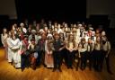 The cast of Oliver! from Ryedale School