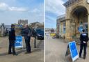 Police were out in Scarborough and Whitby over the Bank Holiday.