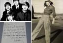 Items including a letter from Paul McCartney to John Lennon and Mia Farrow and a signed photograph of Marilyn Munroe are to be auctioned in North Yorkshire