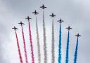 This is when you can see the Red Arrows aerobatic display in North Yorkshire this year