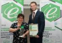 Daniel Cawdron from Eclipse Energy North Ltd (sponsor) and Serena Williams from Ryedale District Council.