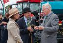 HRH The Duke of Gloucester was taken on a tour of the Show by the Show Director Charles Mills and HM Lord Lieutenant of North Yorkshire Mrs Jo Ropner, seeing horses, cattle and the latest in farming technology