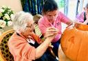 Bewitching tricks and spooky treats were on offer at a Norton care home