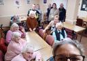 PC Jane Jones, Special Constable Fletcher along with staff from North Yorkshire Council's community team conducted a drop in at Rainbow Lane Community Centre and had an extra celebration with a 92nd birthday.