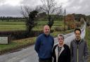 Councillors Steve Mason, Caroline Goodrick and George Jabbour who have joined forces to ask a broadband company that is planning to expand its operations within an Area of Outstanding Natural Beauty (AONB) to work with the community to preserve the local