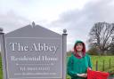 Oscar Pulling surprised people at Abbey Residential Home as they returned from a festive pub lunch.