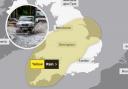 A yellow weather warning for rain comes into effect at 5pm for York and North Yorkshire