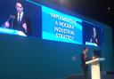 George Jabbour addressing the national Conservative Party Conference