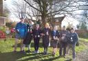 Members of Pickering Running Club pose with their prizes after a successful race at the Commondale Clart.