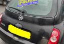 Police seize Nissan Micra car after roadside stop in North Yorkshire