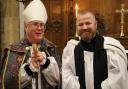 The Rev Paul Sunderland (right) with the Bishop of Whitby, the Rt Rev Paul Ferguson.