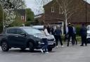 Still from Siobhan Arthur's video showing the scuffle at Acomb's Lidl yesterday