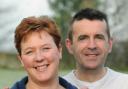 Julie Ryan and her husband, John, who  successfully nominated her to carry the Olympic torch
