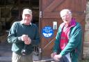 Eddie Barker and Roger Sutton, workshop volunteers