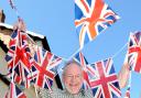 Town councillor Martin Brampton prepares for the Jubilee celebrations in Kirkbymoorside