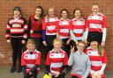 Malton & Norton girls under-13s, who played their first-ever match on the road, at Selby