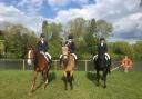 Queen Mary’s School equestrian team at the Royal Windsor Horse Show, where they came 14th out of 38 teams earlier this month