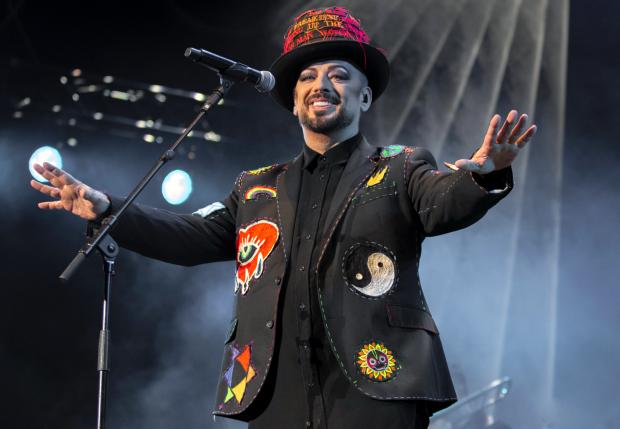 Gazette & Herald: Enjoying the moment - Boy George on stage in Scarborough