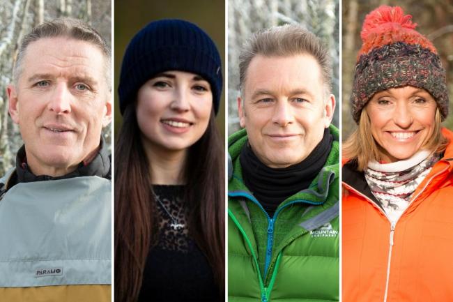 Pictured, the presenter line-up for Winterwatch 2022. Photos: BBC.