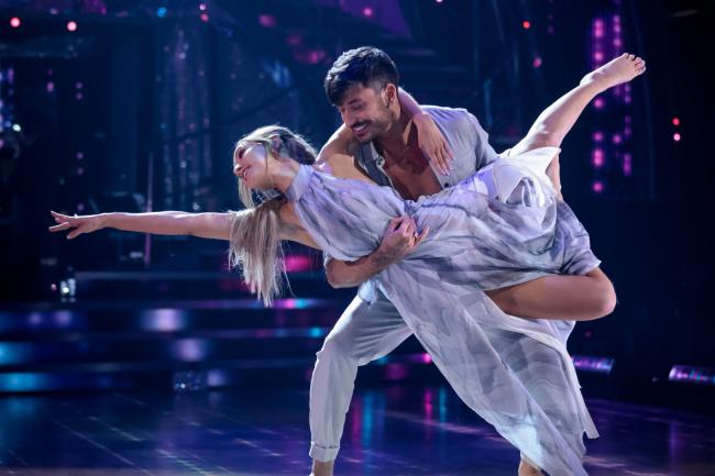 Giovanni Pernice, Rose Ayling-Ellis during the live show of Saturday's BBC1's Strictly Come Dancing on Saturday November 13, 2021. Credit: BBC/PA