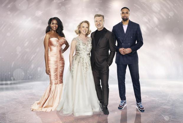 Gazette & Herald: The Dancing On Ice expert judging panel. Picture: PA/ITV