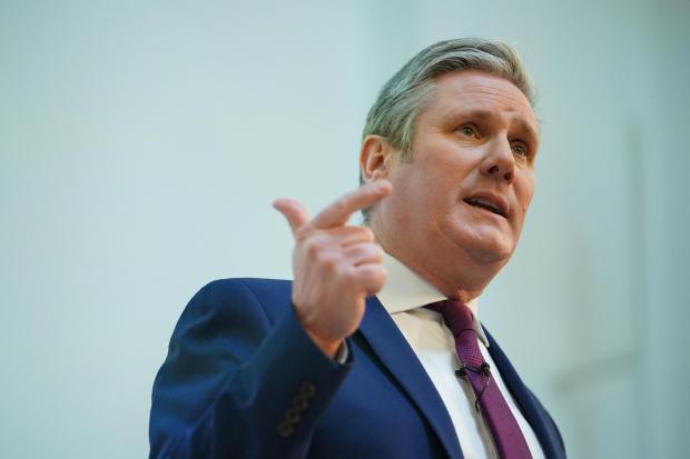 Gazette & Herald: Keir Starmer during his speech to the Fabian Society (PA)