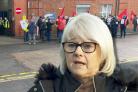Go North West bus driver, Tracey Scholes who is five foot in height Picture: UNITE/BBC