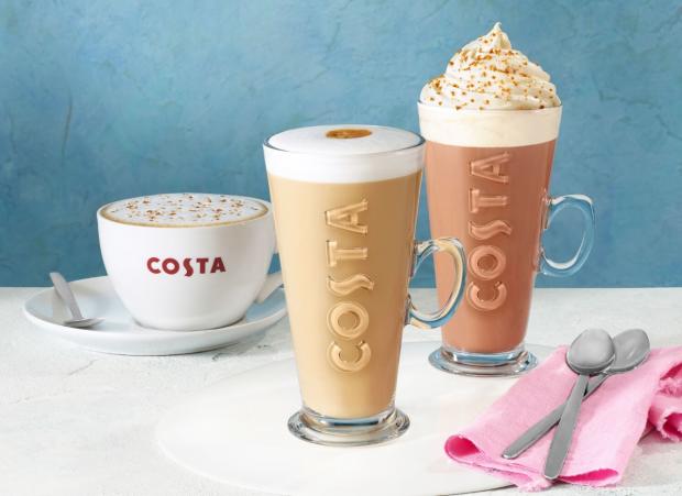 Gazette & Herald: Hot Cross Bun Latte, Hot Cross Bun Hot Chocolate, Hot Cross Bun Cappuccino (Costa Coffee)