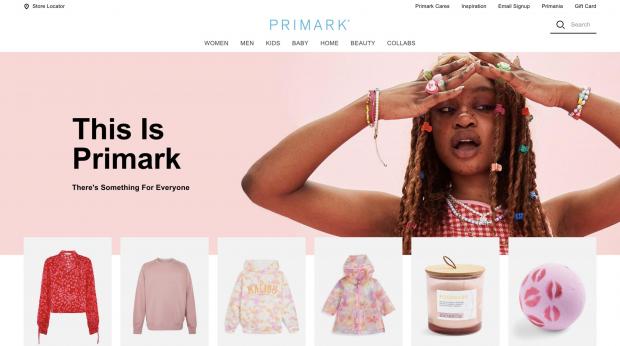 Gazette & Herald: Primark’s website has been launched in the UK (Primark/PA)