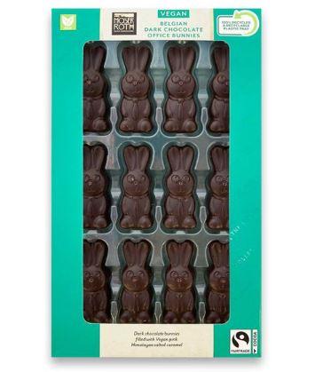 Gazette & Herald: Moser Roth Vegan Belgian Dark Chocolate Office Bunnies 120g. Credit: Aldi