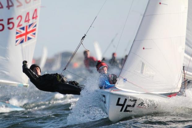 Oliver Rayner and Alice Davis will compete at the Youth Sailing World Championships Picture: Jon Cawthorne