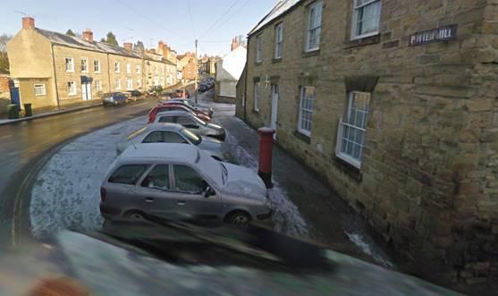 Gazette & Herald: Cars had previously parked on the curb outside the grade II listed property 